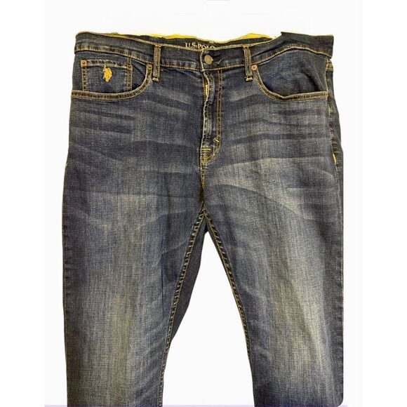 U.S. Polo Association Men’s 5 Pocket Classic Jeans Sz. 38/32 Stretch - Picture 4 of 6